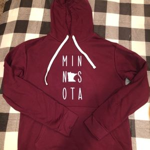 Maroon MN Hoodie